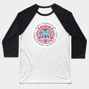 King Charles III Official Coronation Emblem Baseball T-Shirt